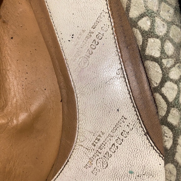 Maison Martin Margiela snake skin flats #green - Picture 2 of 8